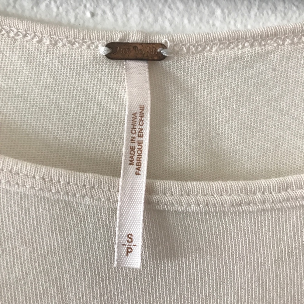 Free People Davey & The Chains Oversized Tee Sz S - Picture 5 of 6